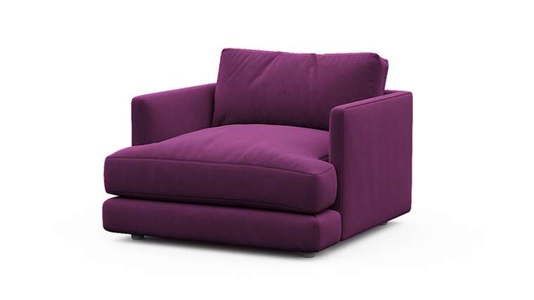 Кресло Ибица фиолетового цвета