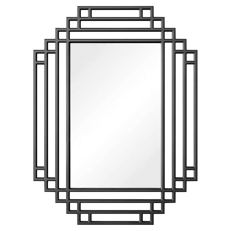 Настенное зеркало Riserva черного цвета