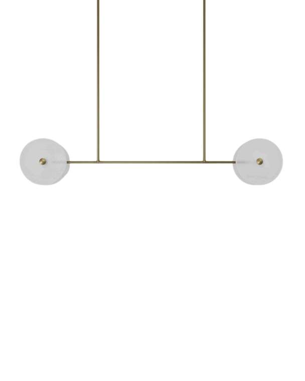 Золотой линейный светильник “Милфорд”