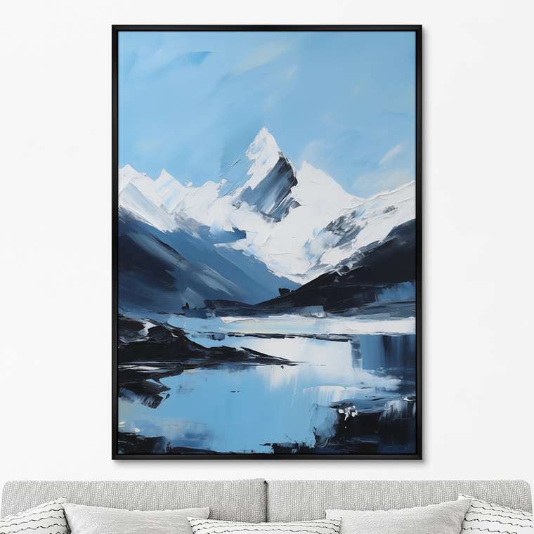 Репродукция картины Landscape collection, The peaks, No 1, 2024г.