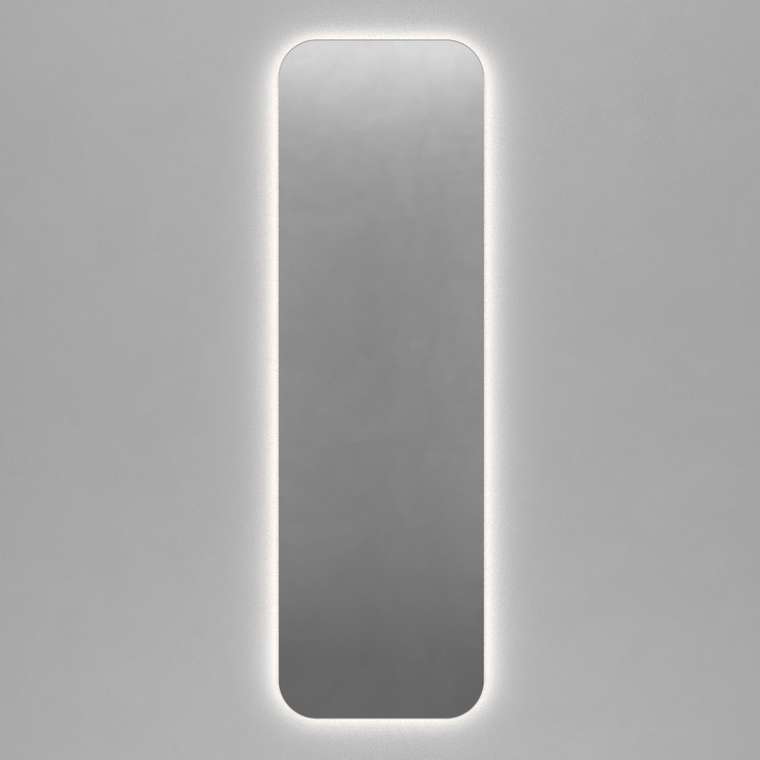 Прямоугольное настенное зеркало Kuvino NF LED 54х179 с нейтральной подсветкой