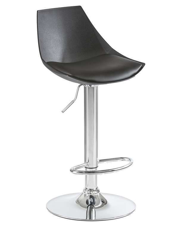 Стул барный Rocky черного цвета