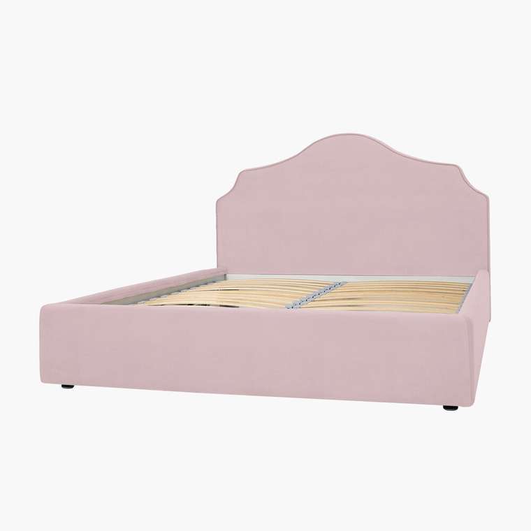 Кровать Bliss 160х200 розового цвета с подъёмным механизмом