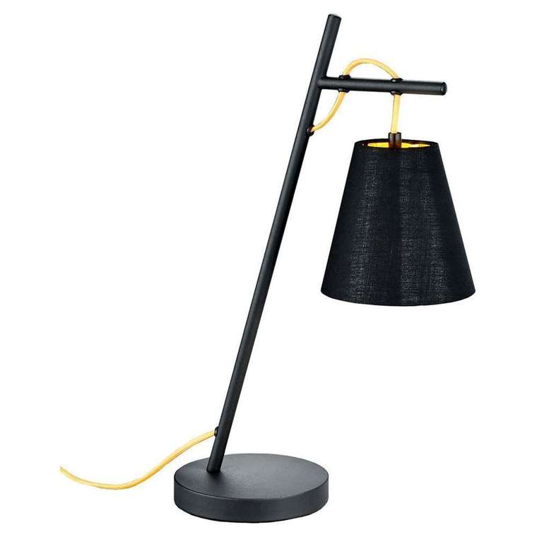 Настольная лампа Yukon черного цвета
