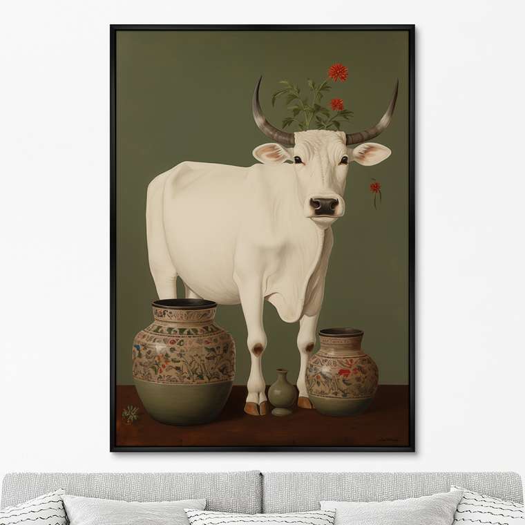 Репродукция картины Cows, No 1, 2024г.