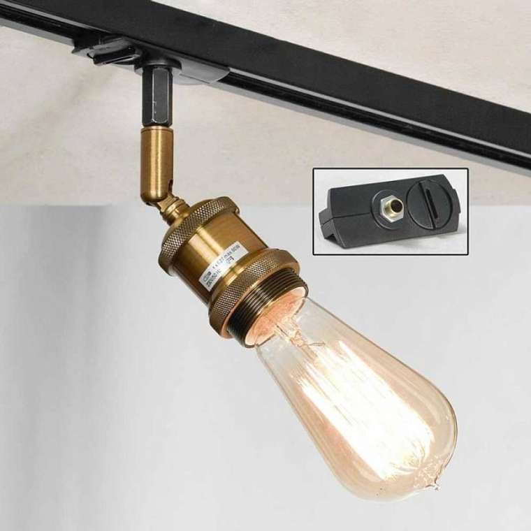 Трековый светильник однофазный 220V Lights Lussole Loft Centereach LSP-9320-TAB