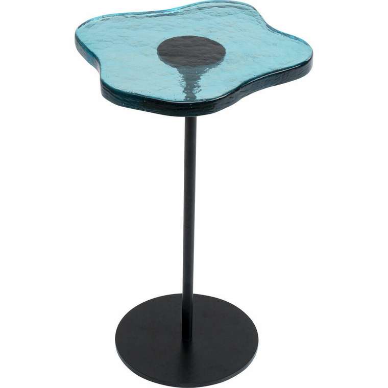 Кофейный стол Lava черно-голубого цвета