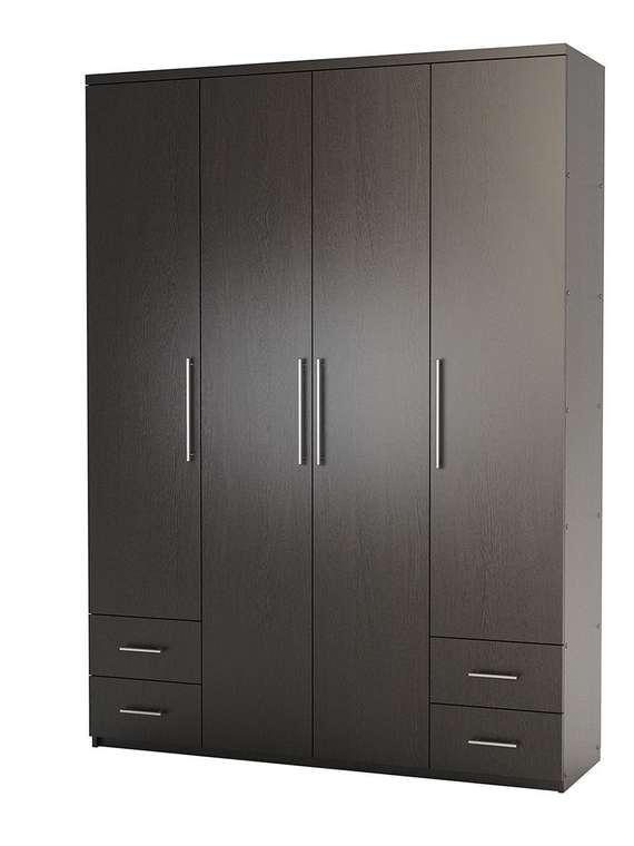 Шкаф четырехдверный Мелодия МКЯ2-43 120х45 венге