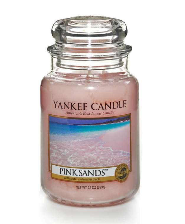 Ароматическая свеча Yankee Candle Pink Sands / Poзовый песок