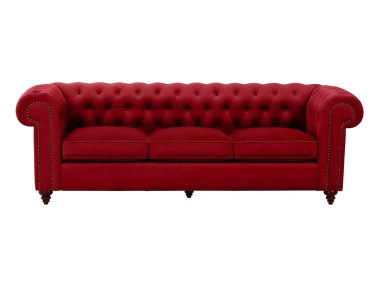 Диван Chester Classic красного цвета