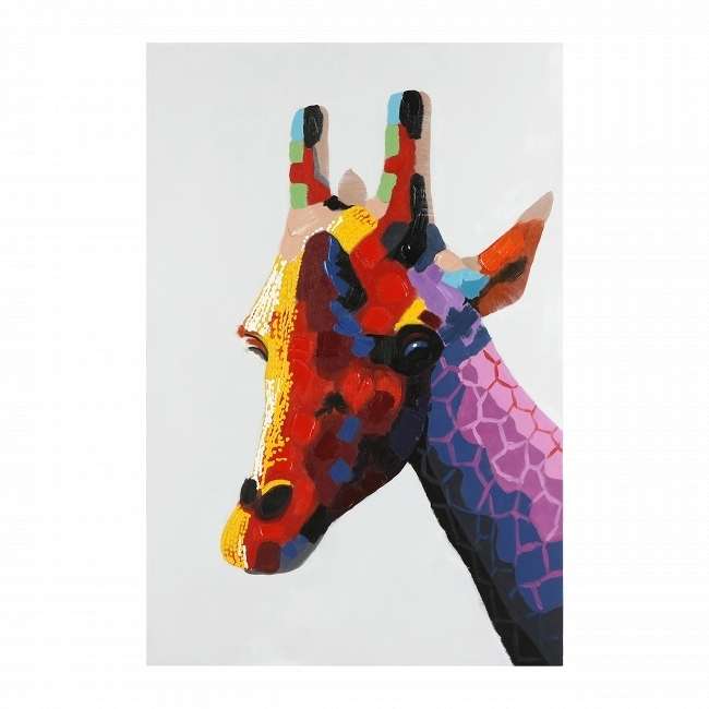 Картина на холсте Giraffe с подрамником 80х120