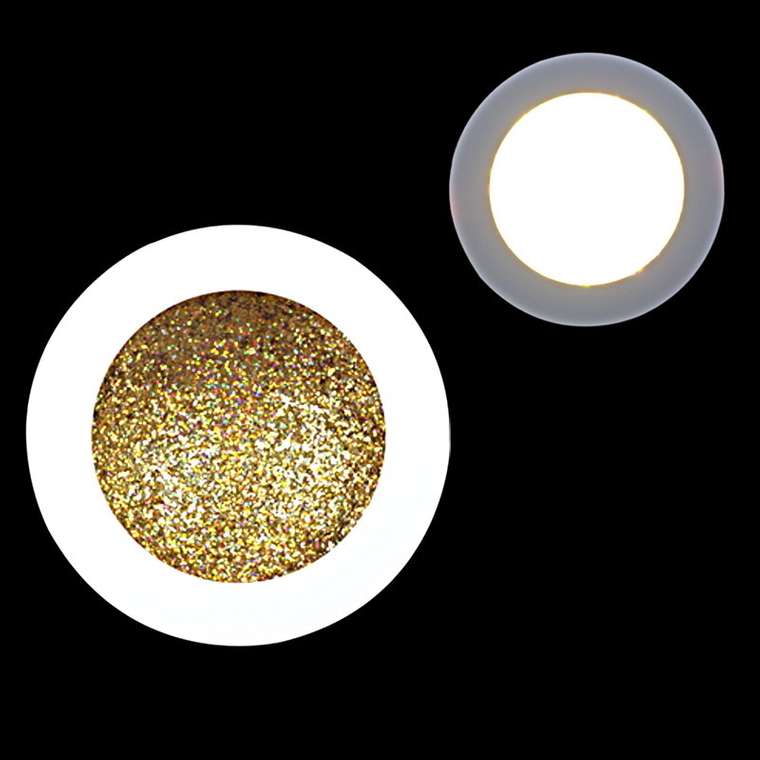 Встраиваемый светильник 67916-9.0-001RD LED16W WT+GD (цвет золото)