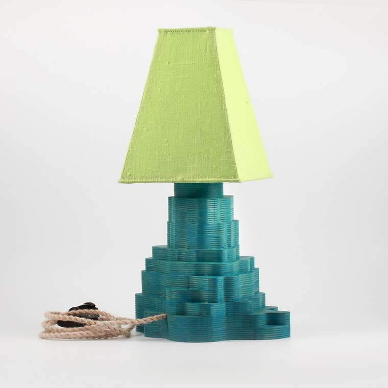 Настольная лампа Stratum Green-Blue