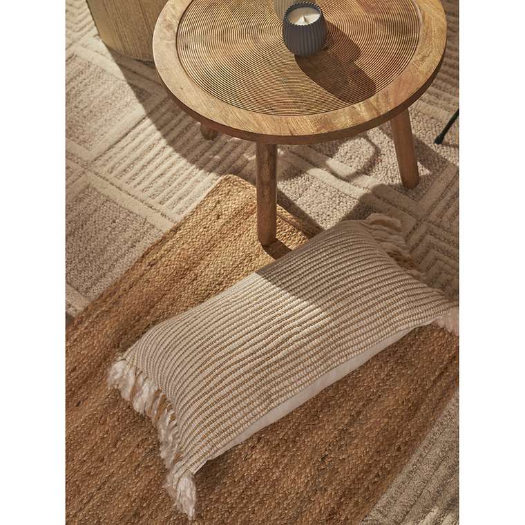 Ковер из джута Ethnic 70x160 бежевого цвет