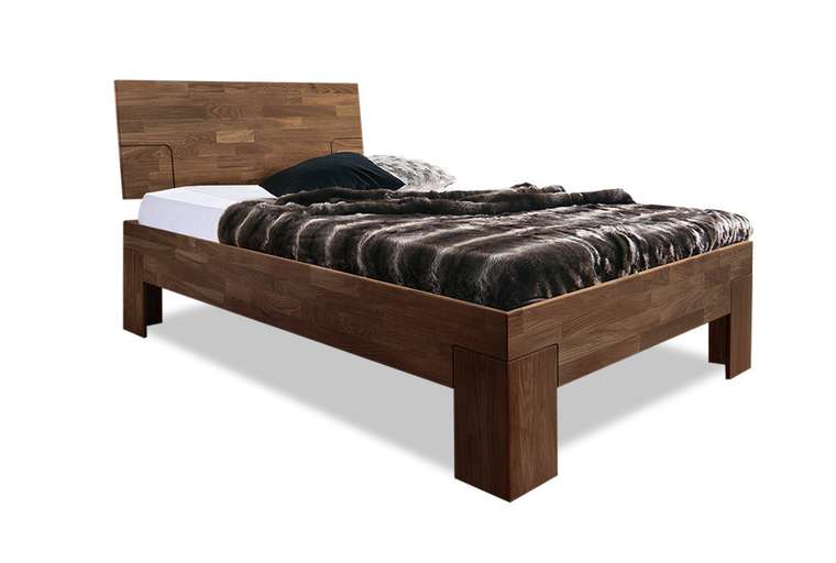 Кровать Берген 90x200 коричневого цвета без основания