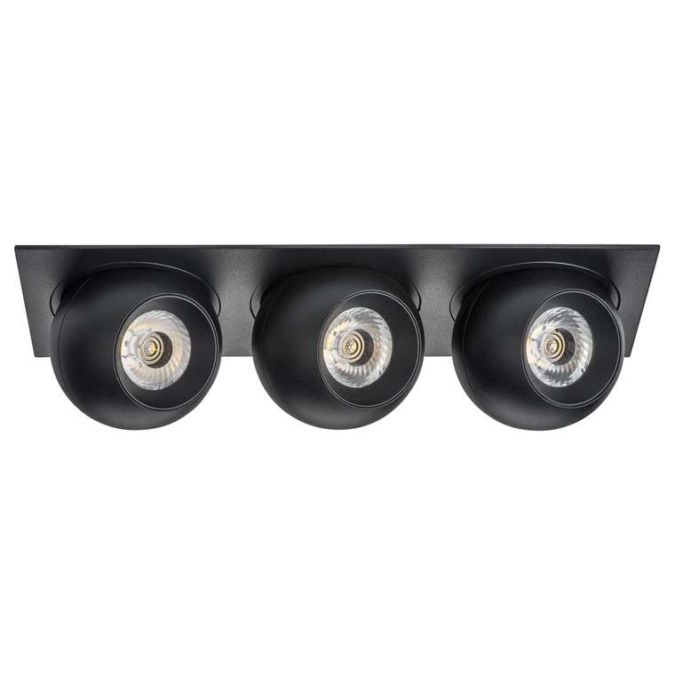 Светильник INTERO LED 9W*3 850LM*3 24G ЧЕРНЫЙ 4000K (217537+217074+217074+217074)