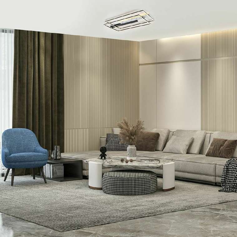 Потолочная люстра Slab 10250/2LED (акрил, цвет белый)