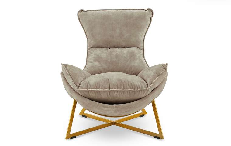 Кресло Jenna бежевого цвета