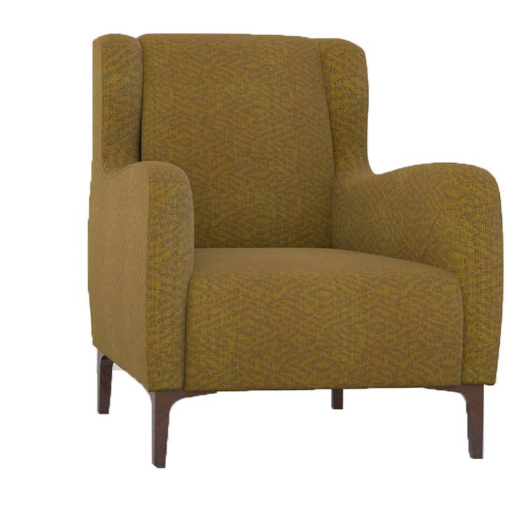 Кресло Victory Armchair горчичного цвета