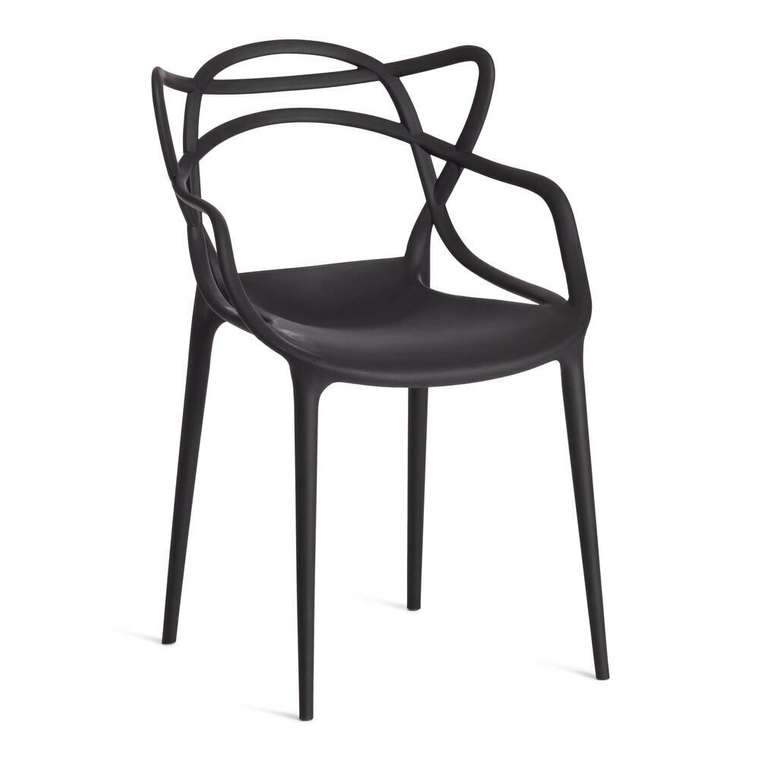 Набор из двух стульев Cat Chair черного цвета