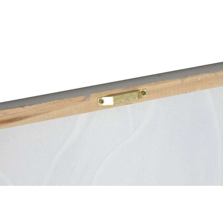 Картина Бежевый Позолоченный Полотно Деревянный MDF Цветок романтик 60 x 3 x 60 cm (2 штук)