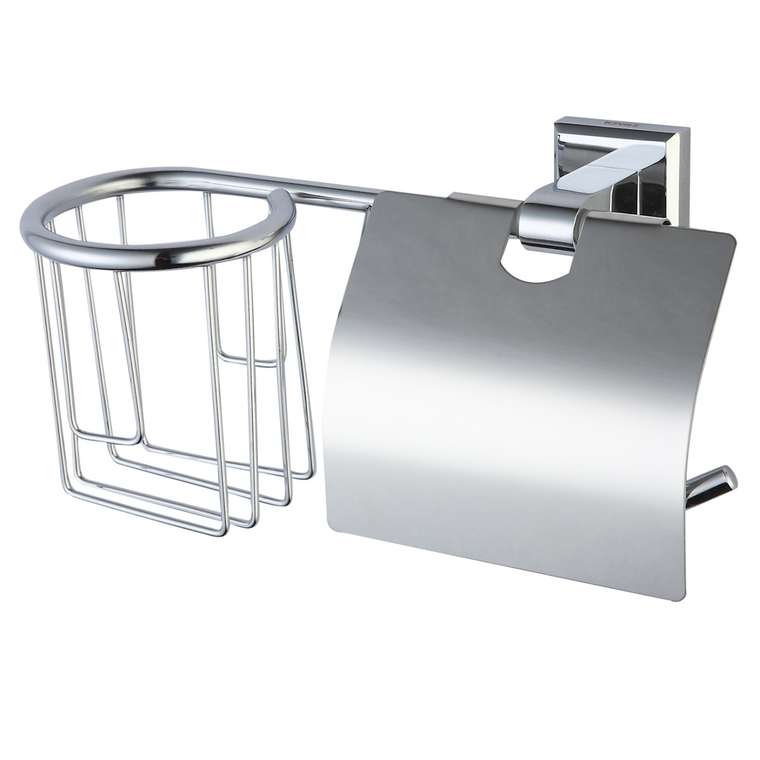 Держатель для туалетной бумаги и освежителя Savol S-R09551, хром