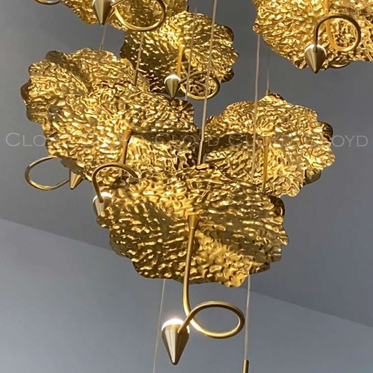 Подвесной светильник Cloyd KIRIBATI P1 / ?20 см - латунь