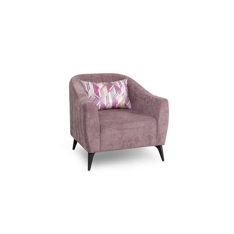 Кресло Наоми розового цвета