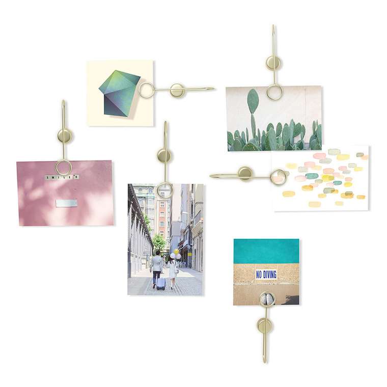 Держатели для фотографий Umbra  "phantom" латунь