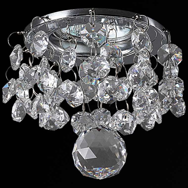 Встраиваемый светильник 01071-9.0-001CT MR16 CR/CL (хрусталь, цвет прозрачный)