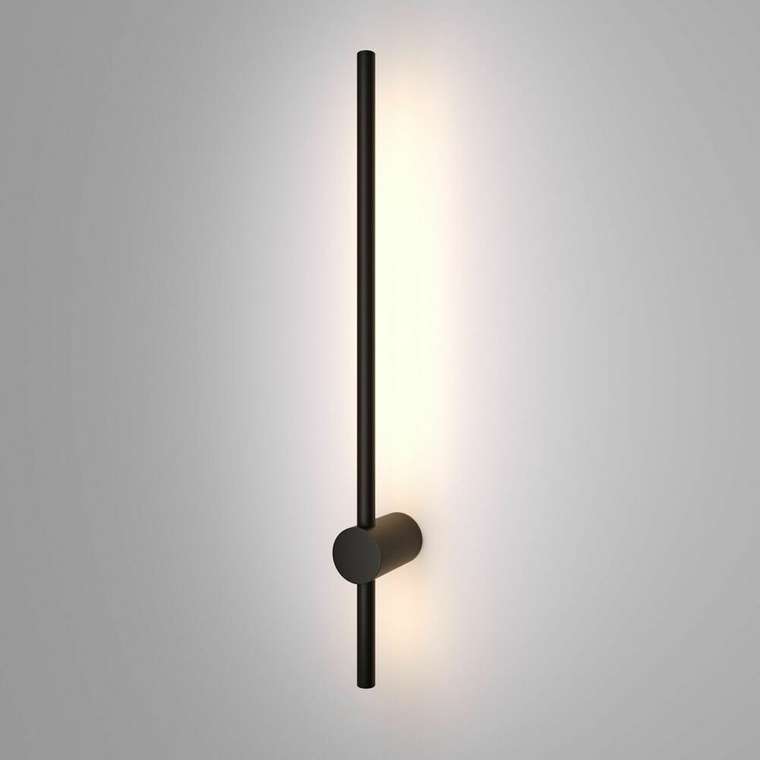 Настенный светодиодный светильник Cane черного цвета