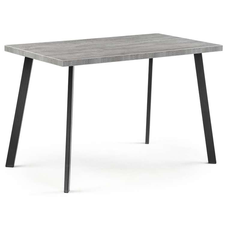 Обеденный стол Тринити Лофт серо-черного цвета