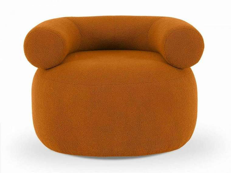 Кресло вращающееся Tirella оранжево-коричневого цвета