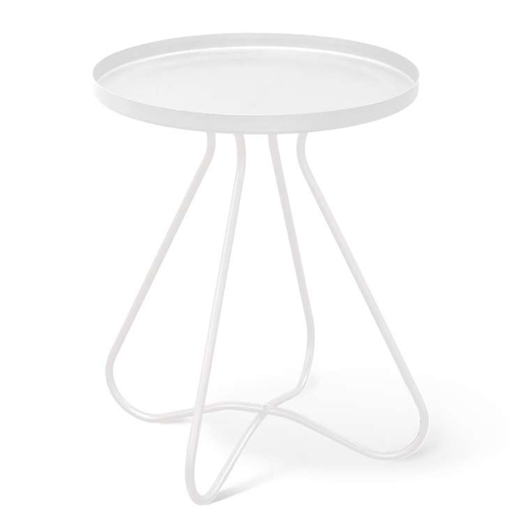 Сервировочный стол Арнис белого цвета