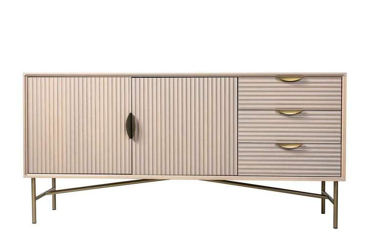 Комод Haines бежевого цвета