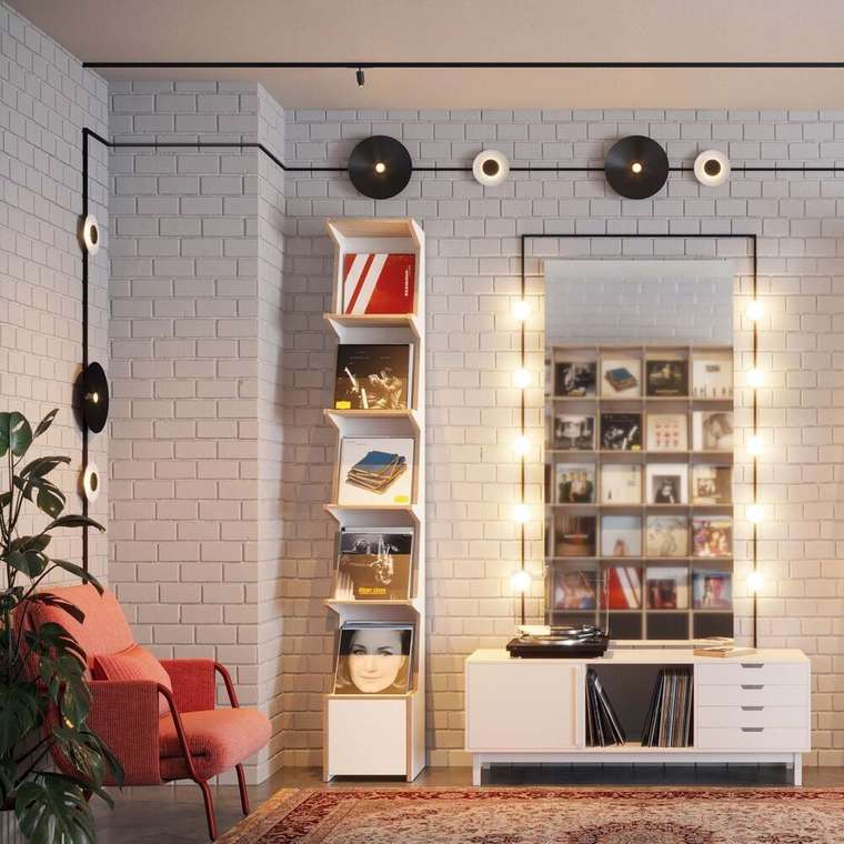 Трековый магнитный светильник Arlight MAG-MICROCOSM-DISCO-R300-7W Warm3000 (WH, 36 deg, 24V) (IP20 Металл) 051832