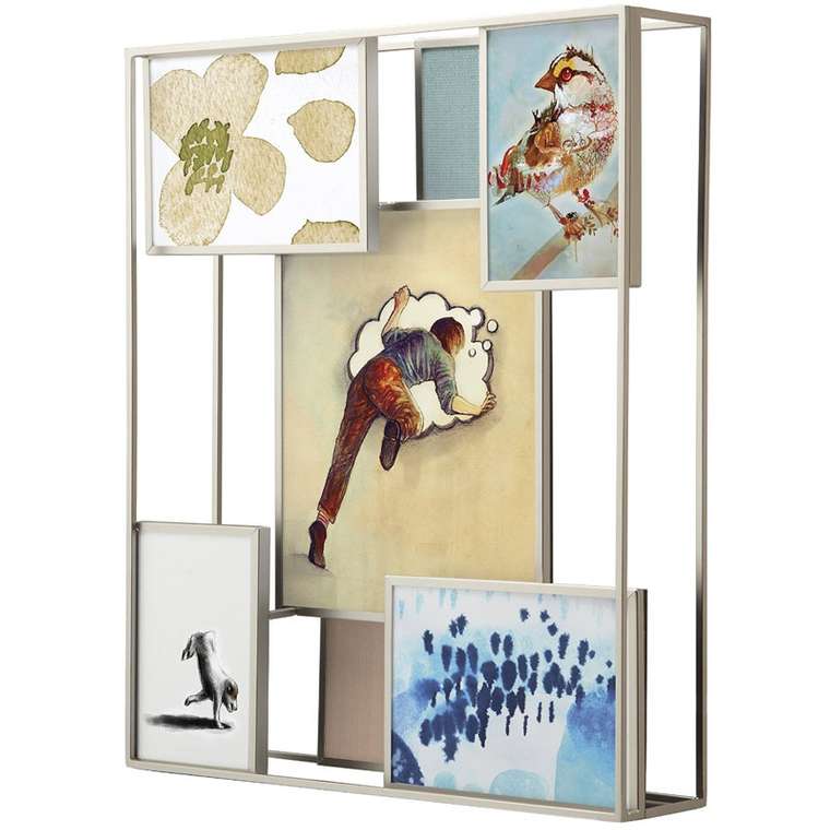 Мультирамка Umbra matrix настенная никель