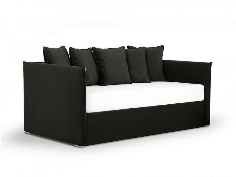 Диван-кровать Milano 90х190 черного цвета
