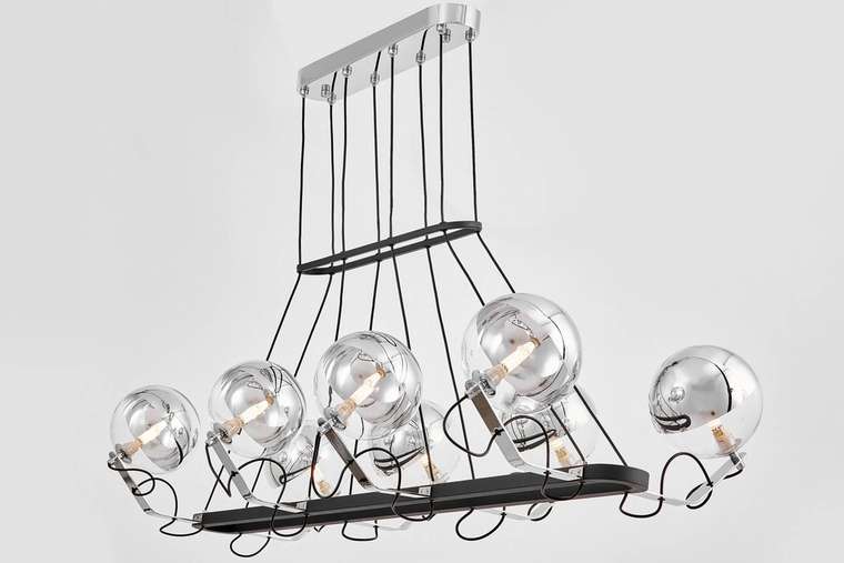 Подвесной светильник Lumina Deco LDP 9110-8-PR BK+CHR