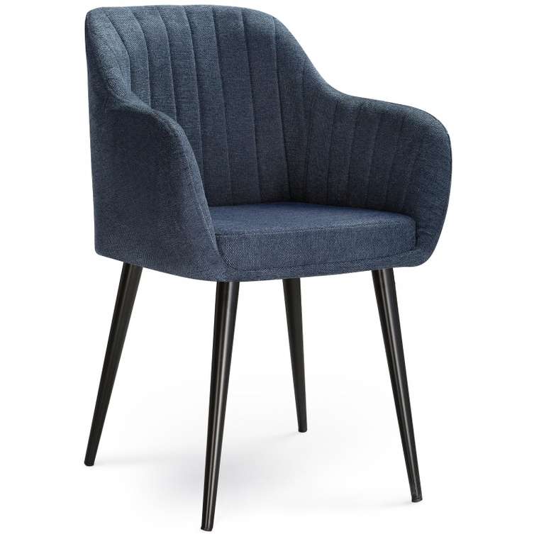 Стул Mody blue fabric синего цвета