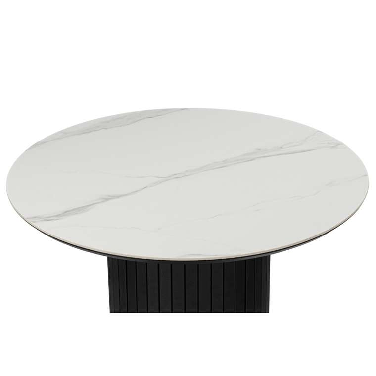 Обеденный стол Гравент 90х90 белого цвета