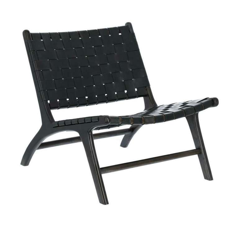 Кресло Black Calixta черного цвета