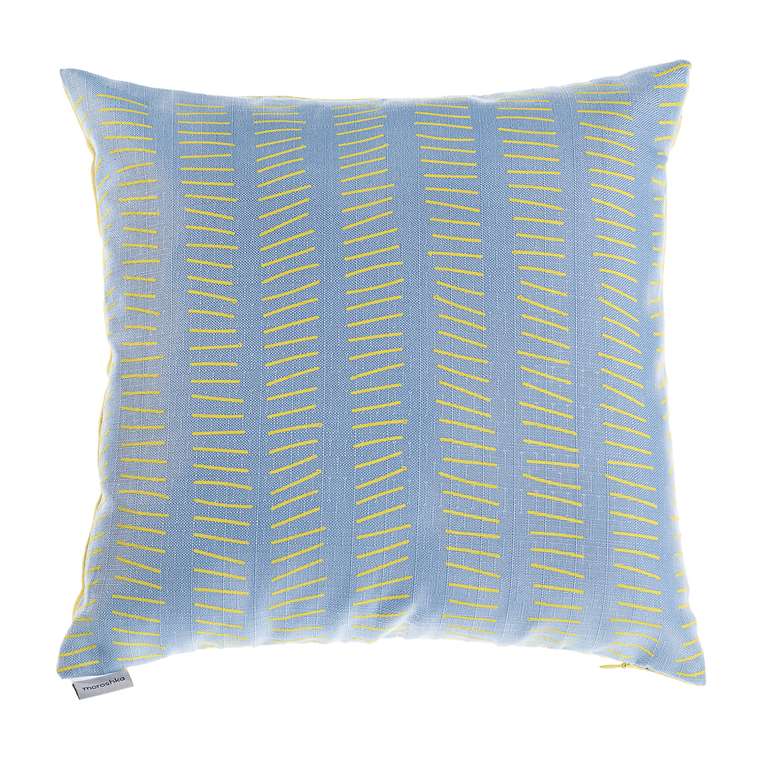 Декоративная подушка Mcny 40х40 желто-голубого цвета