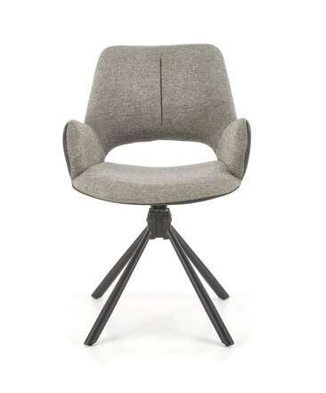 Стул вращающий K494 серого цвета