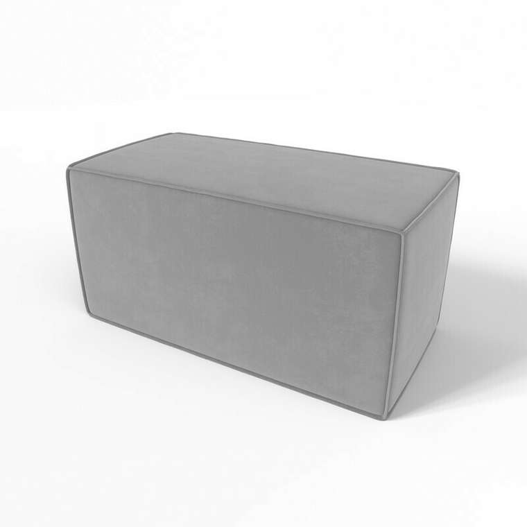 Банкетка Куб 80 серого цвета