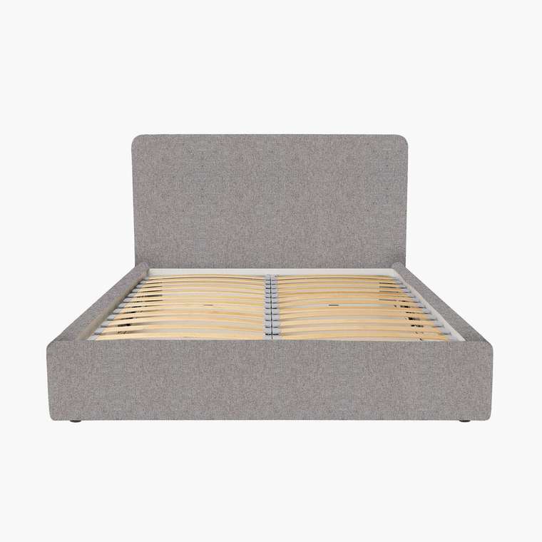 Кровать Cozy 180х200 серого цвета с подъёмным механизмом