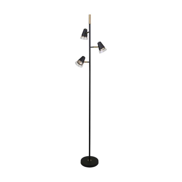 Торшер Trandy прозрачный металл 3*GU10*35W, excluded