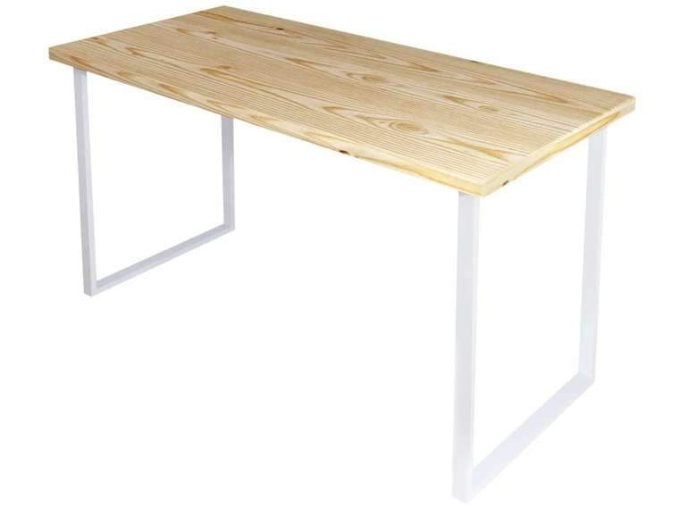 Стол обеденный Loft 140х60 бело-бежевого цвета