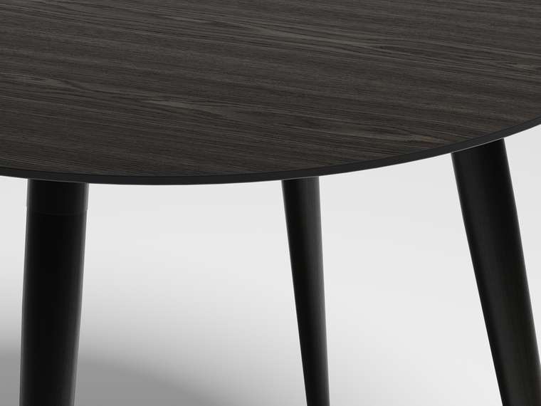 Обеденный стол Bruno L черного цвета