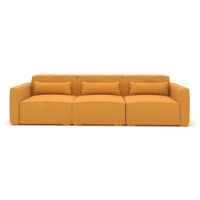Трехместный диван Cubus желтого цвета